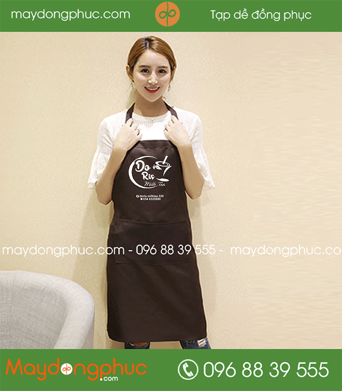 Tạp dề Quán Do Ris Milk Tea | Tap de dong phuc