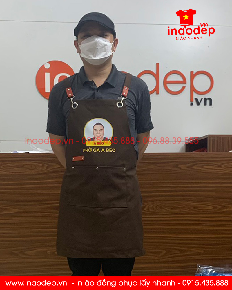 Tạp dề Quán Phở gà A Béo | Tap de dong phuc
