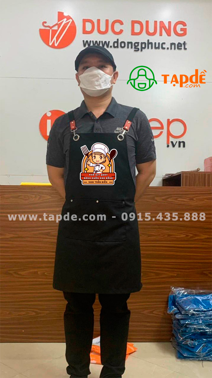 Tạp dề Quán Phở Vịt quay Bánh cuốn Cao Bằng | Tap de dong phuc
