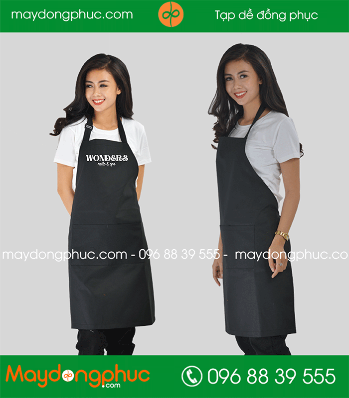 Tạp dề Quán Wonders Nails & Spa | Tap de dong phuc