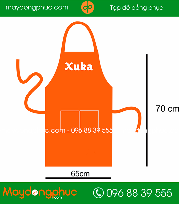 Tạp dề Quán Xuka | Tap de dong phuc