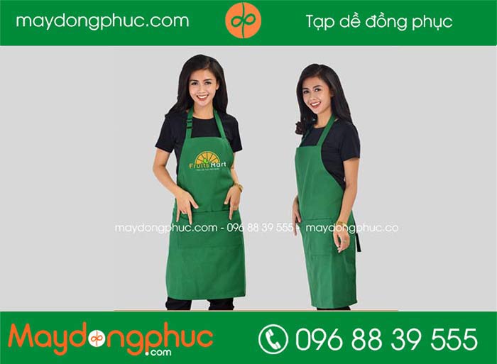Tạp dề cửa hàng Fruits Mart | Tap de dong phuc