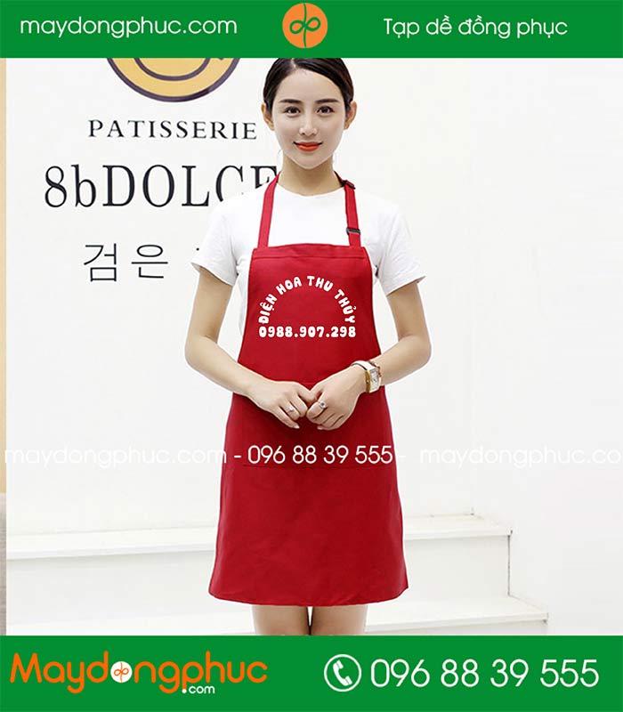 Tạp dề cửa hàng Điện hoa Thu Thủy | Tap de dong phuc