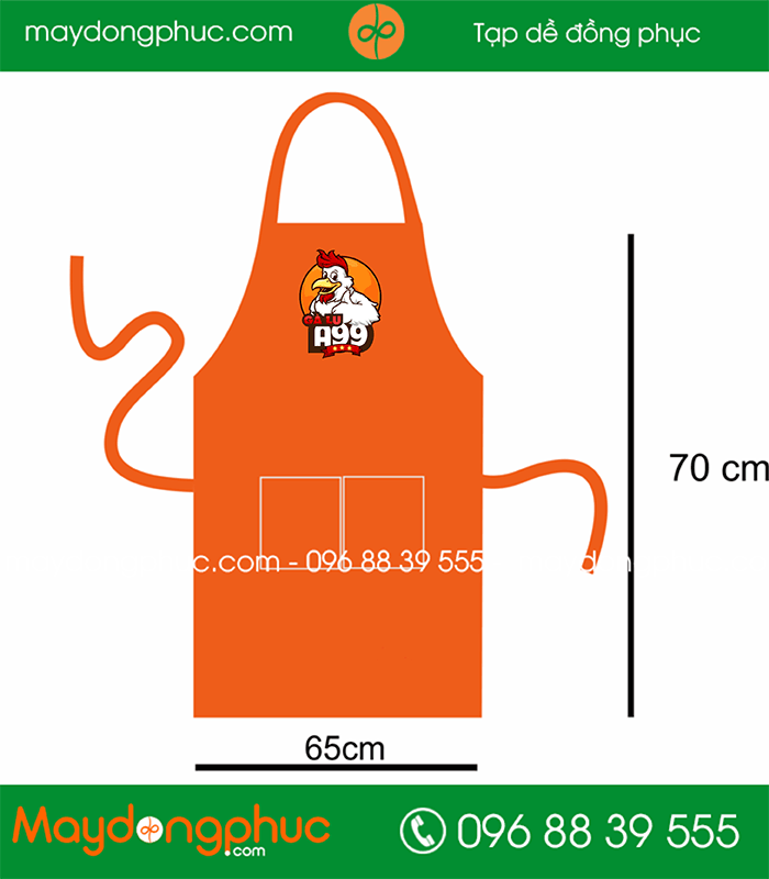 Tạp dề Cửa hàng Gà lu A99 | Tap de dong phuc
