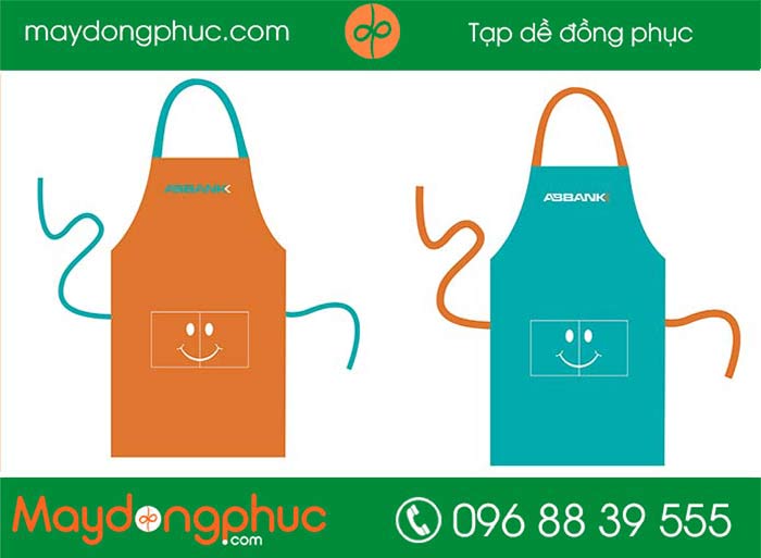 Tạp dề ngân hàng AB BANK | tap de dong phuc