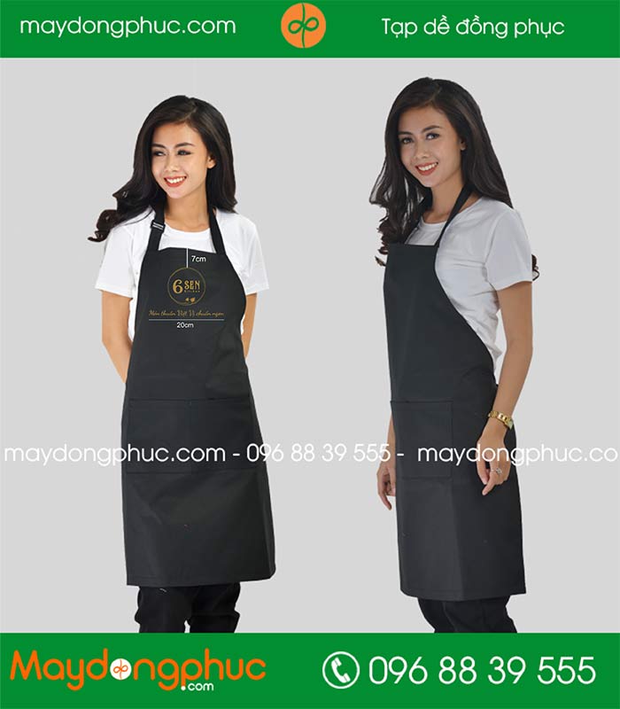 Tạp dề quán 6 Sen Kitchen | Tap de dong phuc