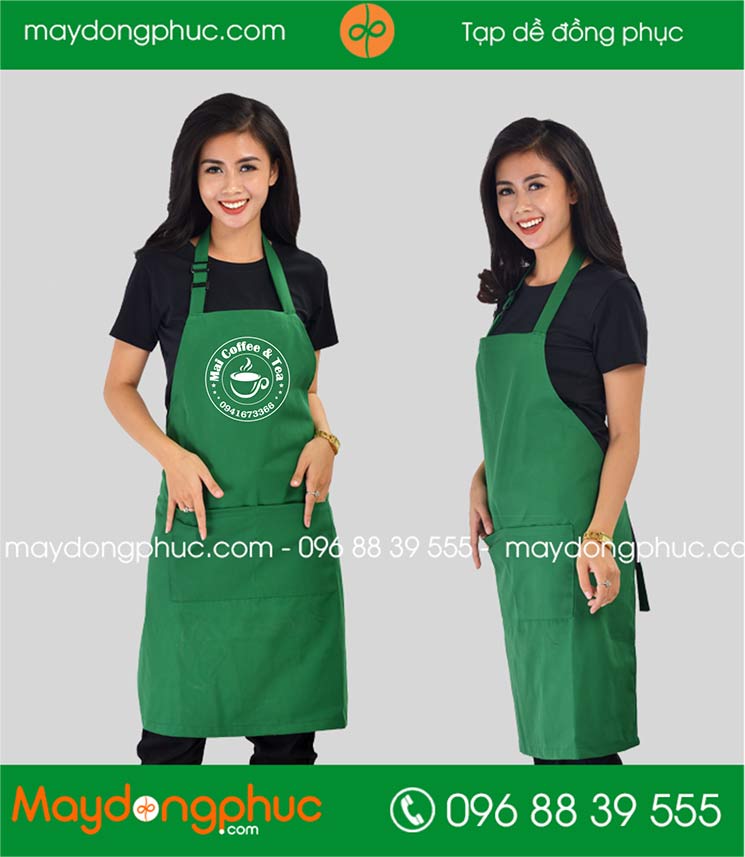Tạp dề quán Mai Coffee & Tea | Tap de dong phuc