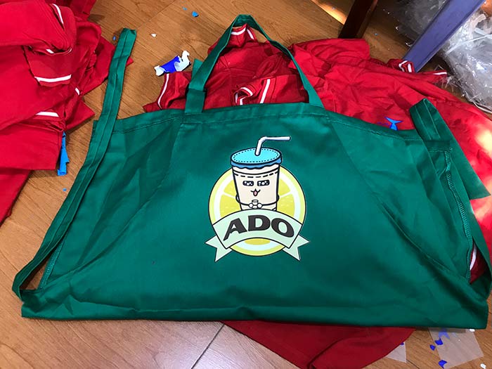 Tạp dề đồng phục Quán Ado | Tap de dong phuc