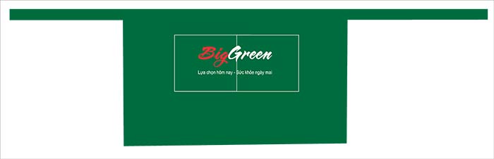 Tạp dề quán Big Green | Tap de dong phuc