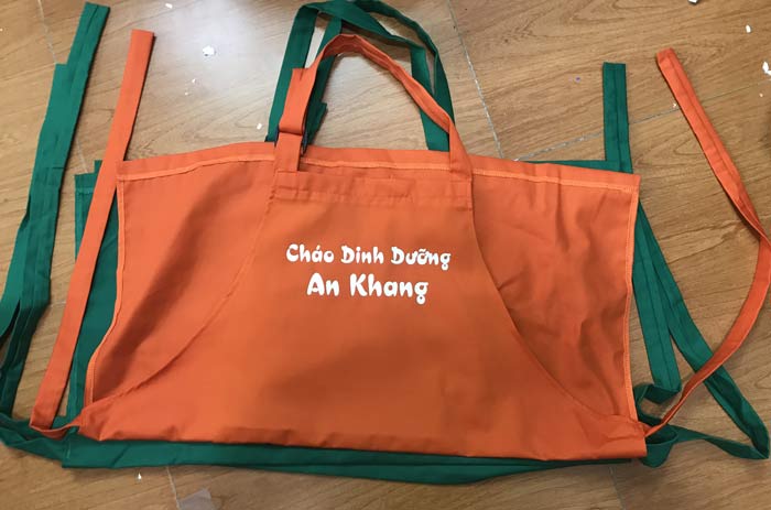 Tạp dề Quán cháo dinh dưỡng An Khang | Tap de dong phuc