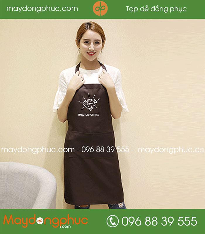 Tạp dề Quán Hoa Hau Center | Tap de dong phuc