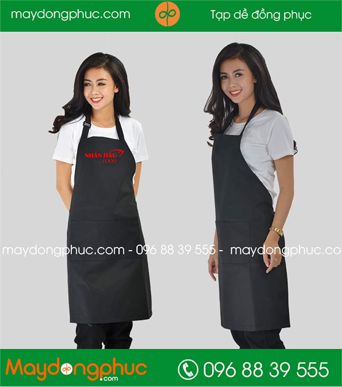 Tạp dề quán Nhân hậu Food | Tap de dong phuc