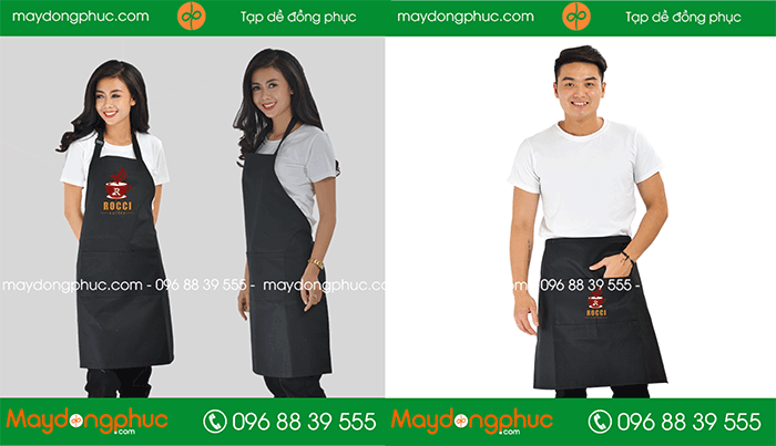 Tạp dề Quán Roci Coffee | Tap de dong phuc