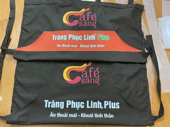 Tạp dề Cửa hàng Tràng Phục Linh Plus | Tap de dong phuc