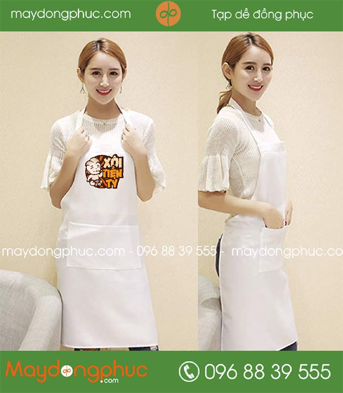 Tạp dề Quán Xôi tiền tỷ | Tap de dong phuc