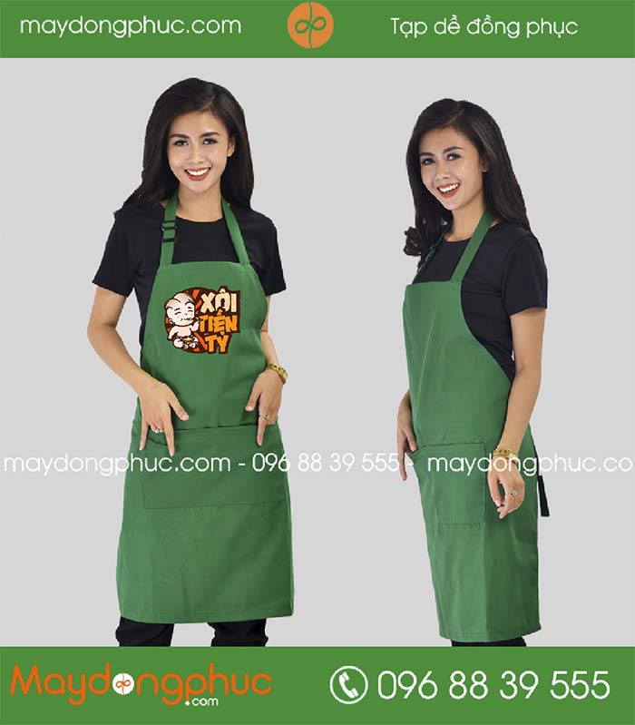 Tạp dề Quán Xôi tiền tỷ | Tap de dong phuc