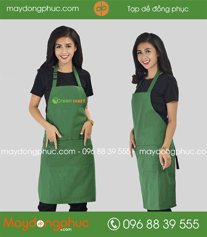 Tạp dề Siêu thị Green Mart | Tap de dong phuc