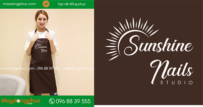 Tạp dề Studio Sunshine Nails | Tap de dong phuc