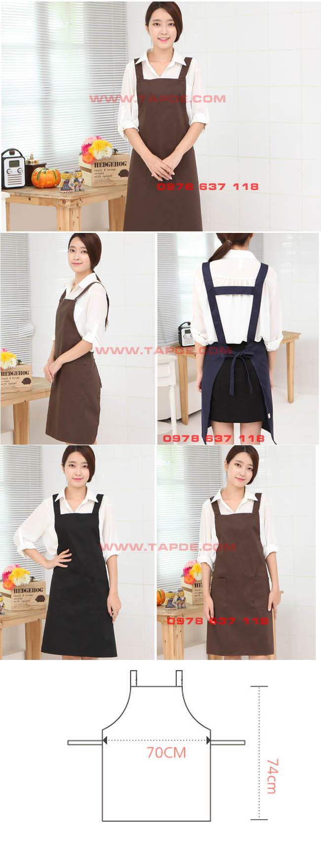 Mẫu tạp dề 61 | Mau tap de 61