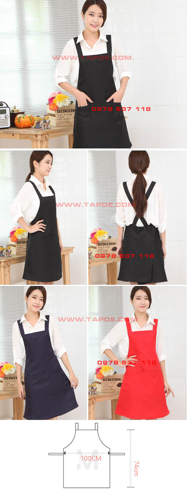 Mẫu tạp dề 65  | Mau tap de 65