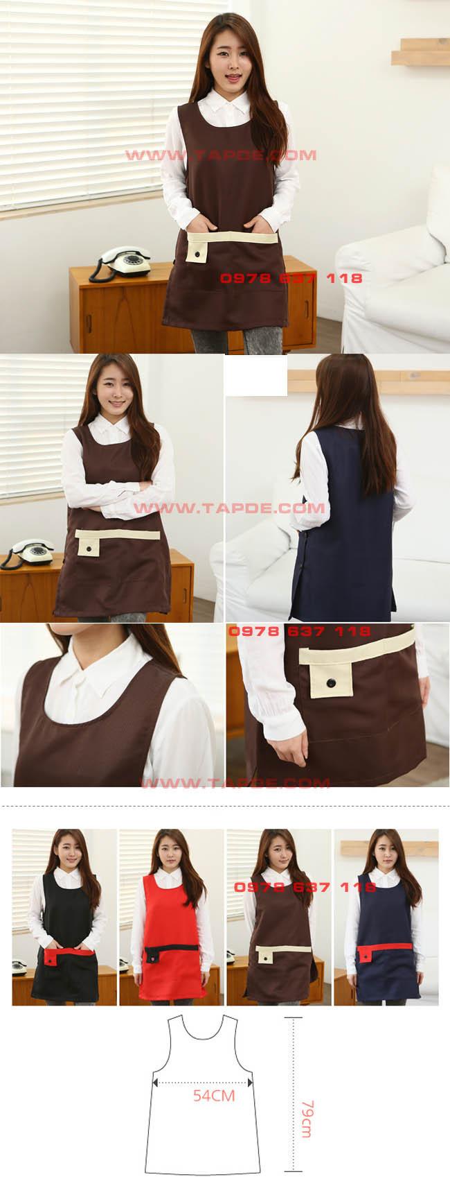 Mẫu tạp dề 66  | Mau tap de 66