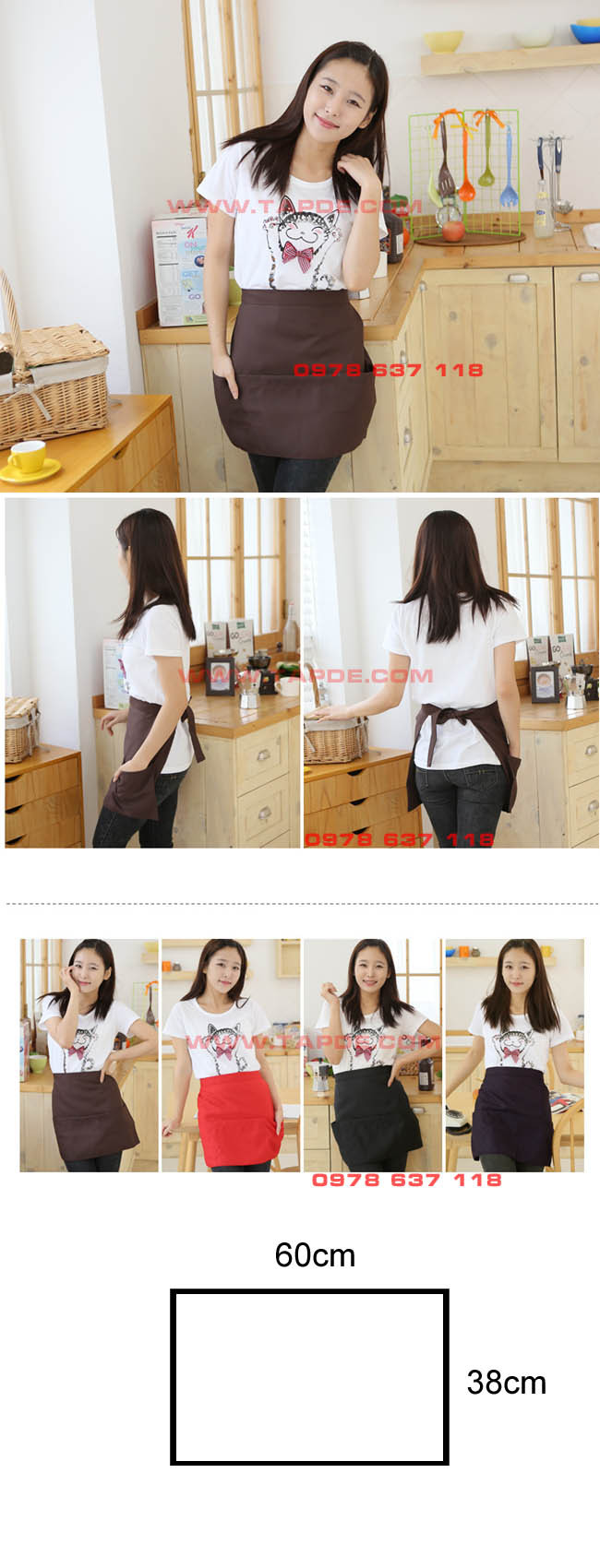 Mẫu tạp dề 68  | Mau tap de 68