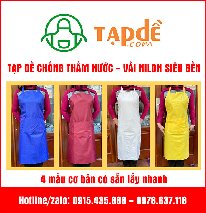 Tạp dề chống thấm