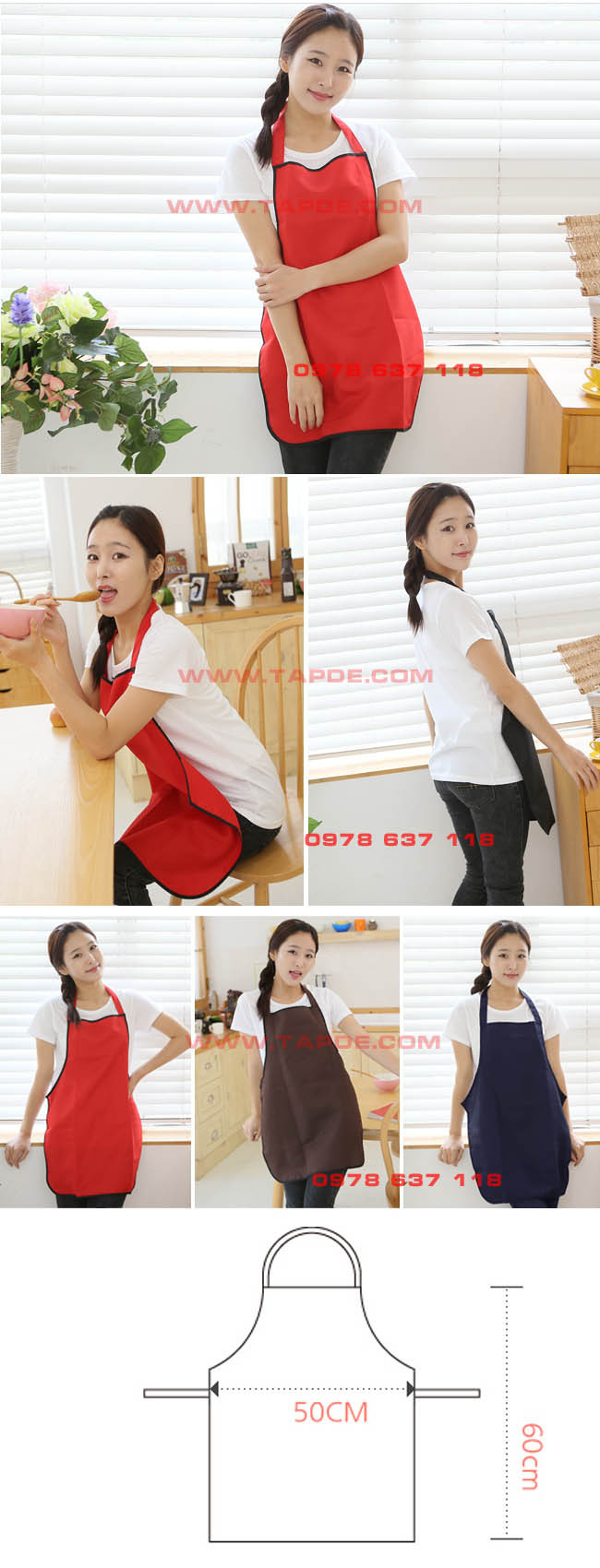 Tạp dề công nhân tại Tây Hồ   | Tap de cong nhan tai Tay Ho