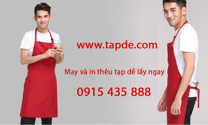 Tạp dề màu đỏ | Tap de mau do