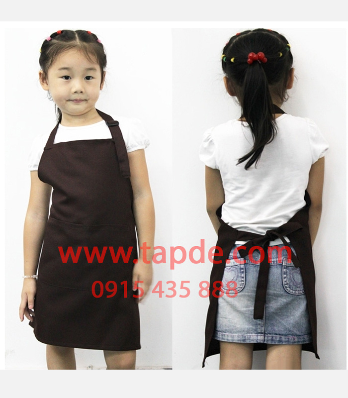 Tạp dề trẻ em màu đen | Tap de tre em
